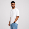 White T-shirt Side Pose